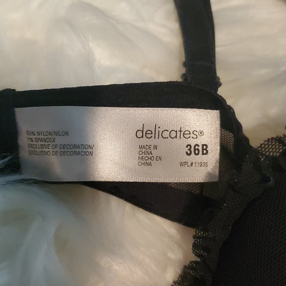 Delicates black bra 36B - Picture 3 of 4